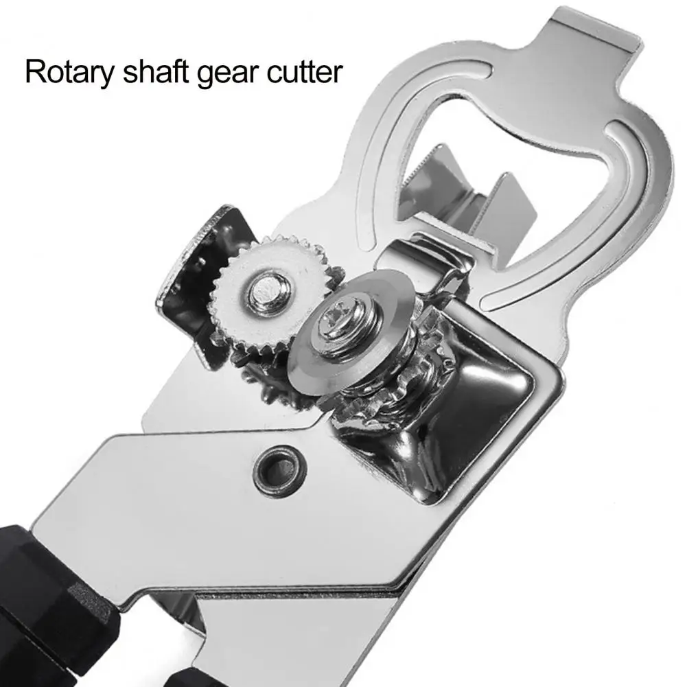 

Useful Manual Can Opener Comfortable Grip 20 Degree Off Angle Anti-deformed Bottle Opener for Bar