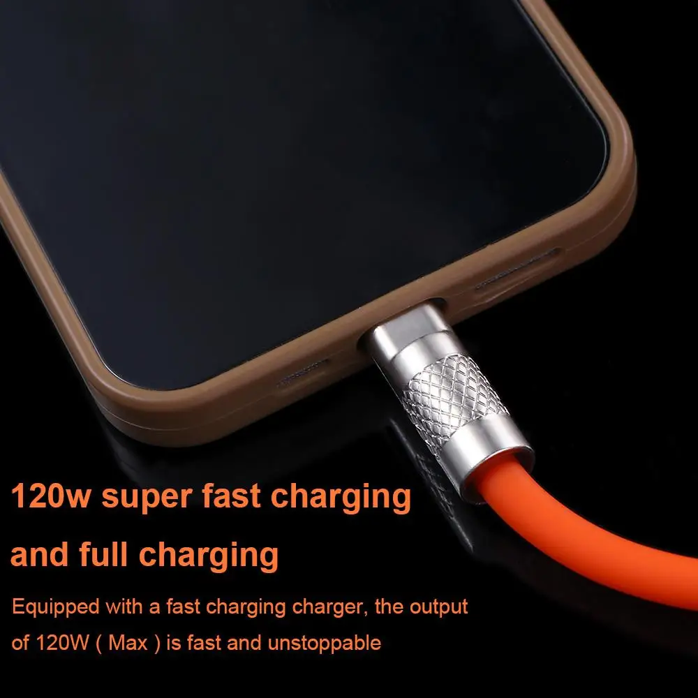 

Super Veloce Quick Charge Data Wire Micro USB 120W Fast Charging Cord 3 In 1 Usb Charging Cord Data Cable USB Charger Cable
