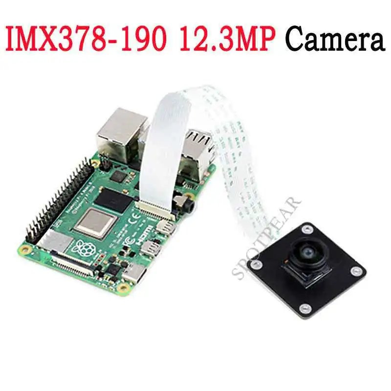 

Raspberry Pi Camera IMX378-190 Fisheye Lens Camera 12.3MP 190 ° FOV
