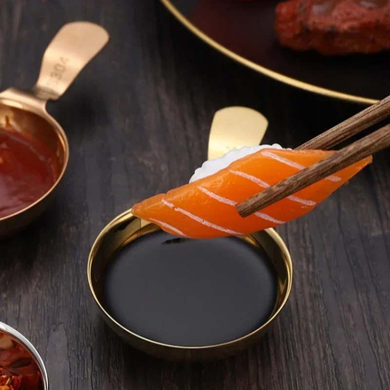 Портативная Миска Для Погружения Из Нержавеющей Стали Блюдо Соуса В Корейском