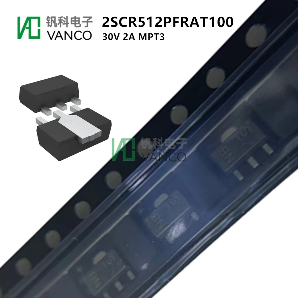 

20pcs Kit 2SCR512PFRAT100 TRANS NPN 30V 2A MPT3 In Sctock