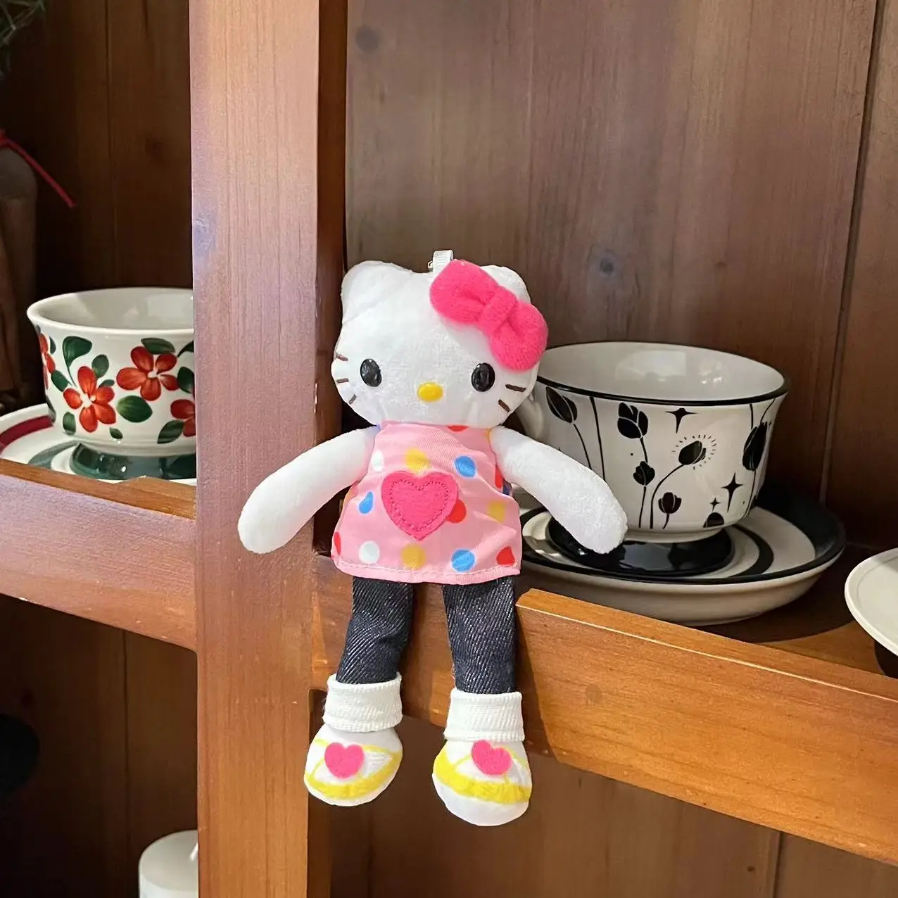 Женская милая плюшевая кукла брелок с длинными лапами пушистая игрушка