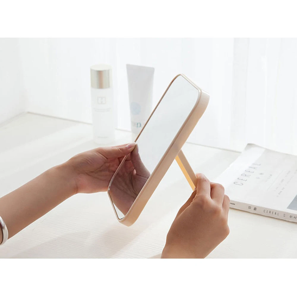 Одностороннее зеркало для макияжа прямоугольное туалетного столика с складным