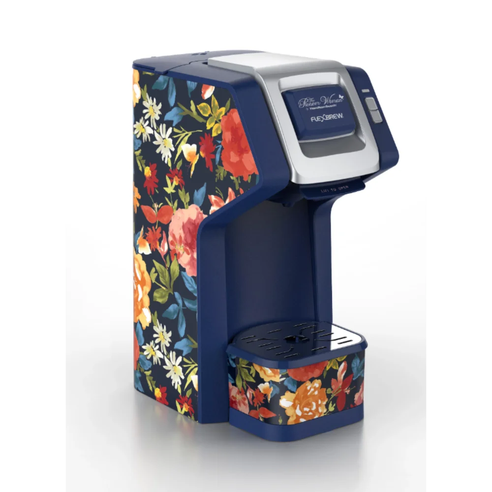 

The Pioneer Woman FlexBrew Single-Serve Coffee Maker, Blue Fiona Floral, Model 49932