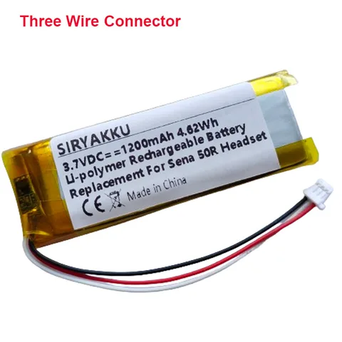 Сменный литий-полимерный аккумулятор 3,7 в 1200 мАч для системы Bluetooth Sena 50R 50R-01 50-R SP76 гарнитура