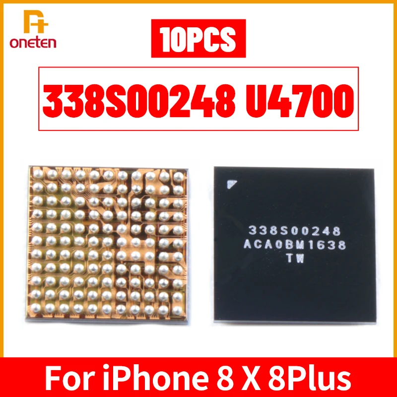 

10Pcs/Lot Big AUDIO CODEC IC Chip 338S00248 For iPhone 8 Plus X U4700 338S00248