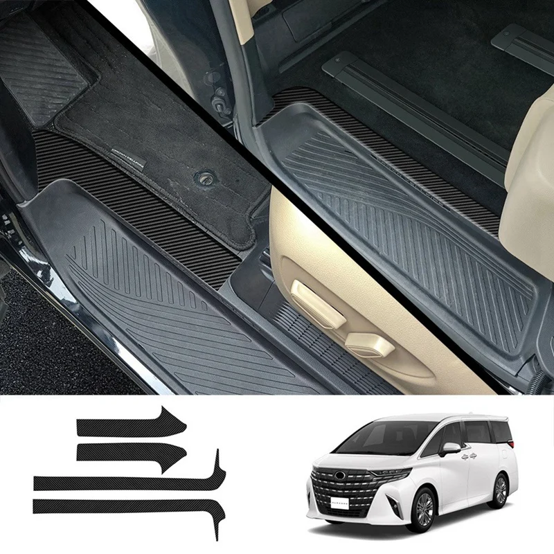 Автомобильная кожаная верхняя Наклейка для Toyota ALPHARD/VELLFIRE 40 серии 2023 + полосы на