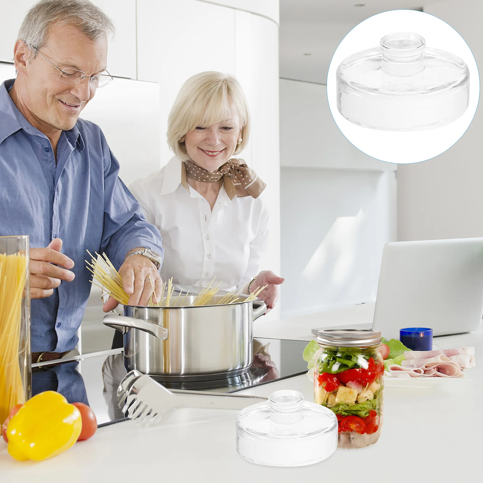 

Jar Glass Weights Lids Lid Fermentation Fermenting Pickle Mason Kimchi Sauerkraut Weight Crock Jars Cover Picklingcap Regular
