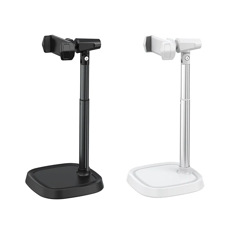 

BONERUY Desktop Mobile Phone Holder Live Stand 360 Rotate For Live Streaming Video Round Base Smartphone