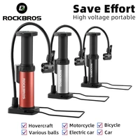 rockbros bicycle pump ultra light mtb road bike foot pump portable pressure gauge universal air inflator pump bike accessories