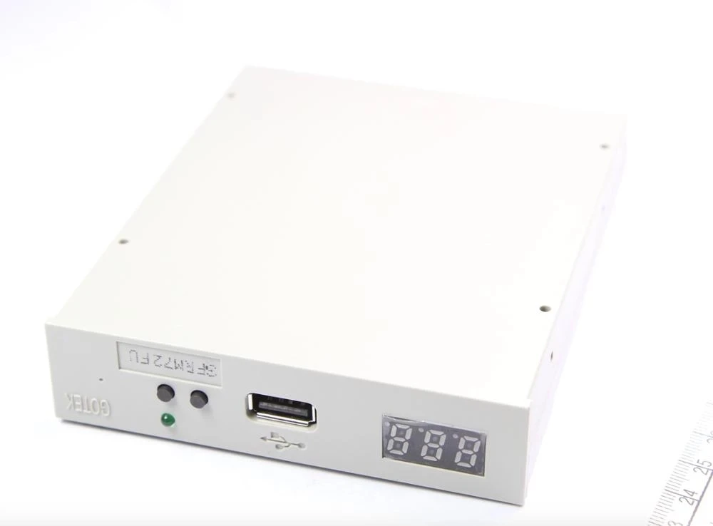 Оригинальный эмулятор дисков USB Gotek SFRM72-FU 100%, устройство считывания дисков для вышивных машин Tajima Barudan Happy