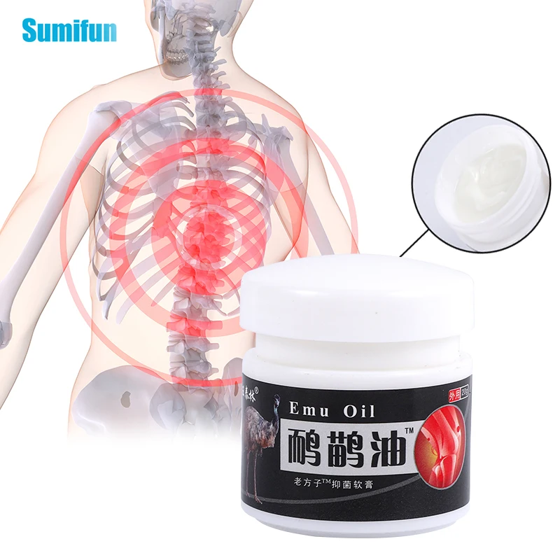 

20g Emu Herbal Pain Relief Cream Rheumatoid Arthritis Joint Back Muscle Pain Ointment Back Pain Disc Pain Oil Medical Plaster