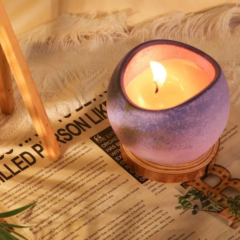 

Candle Holder Mold 3D Cup Shape Resin Mold Non-Stick Aromatherapy Ornament Mold New Curved Candle Cup Candle Making Supplies