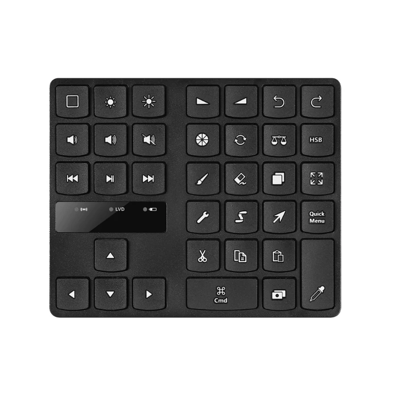 

BT5.0 Wireless Drawing Digital Keyboard Rechargeable 35 Keys Mini Drawing for Smart Keypad ForMacOS IOS Dropshipping