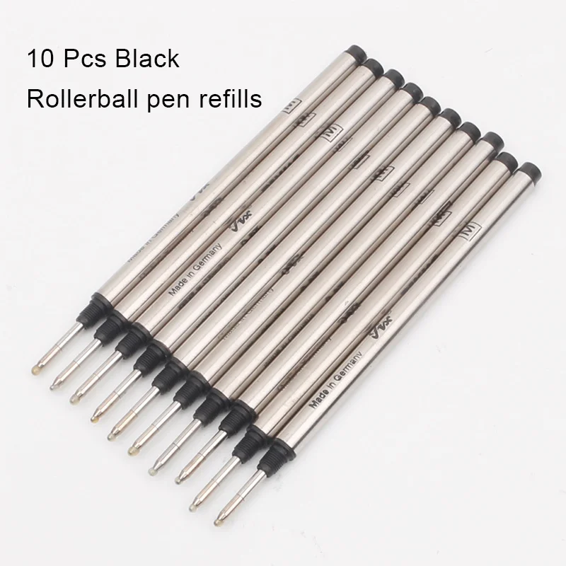 

10 Pieces Per Lot MB Screws Rollerball Refill for MB Pen Ink Refills Recharges Rod Gel Ink 0.7mm Point