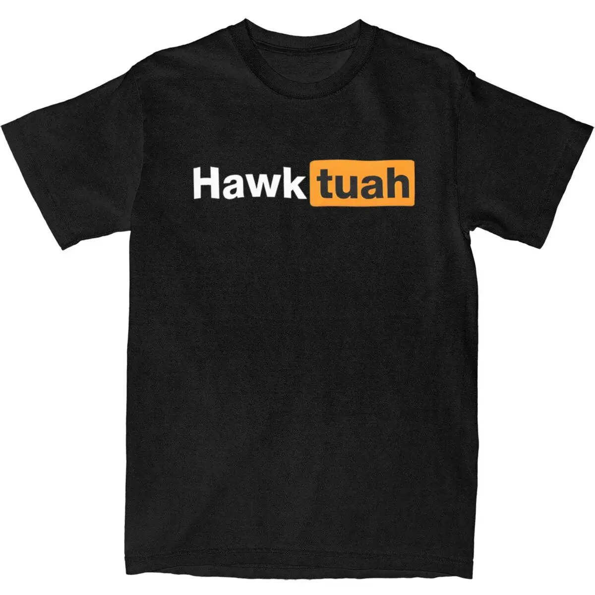 Футболка Hawk Tuah с наживкой на танкг летние Смешные Базовые Футболки мемом и