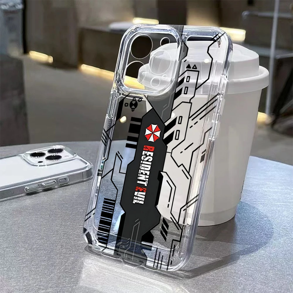 Фото Крутой механический чехол для телефона u-umbrella для vivo V50 V40 V30e V29e V27 V25 V23 Y29 Y28 Y03 Y17s Y100 Y36 21 iQOO 4G 5G Clear Cover №1