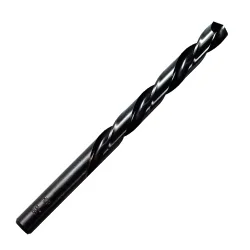 

Drill Bit, High Speed Steel, Black Oxide Finish, Jobber Length, 31/64