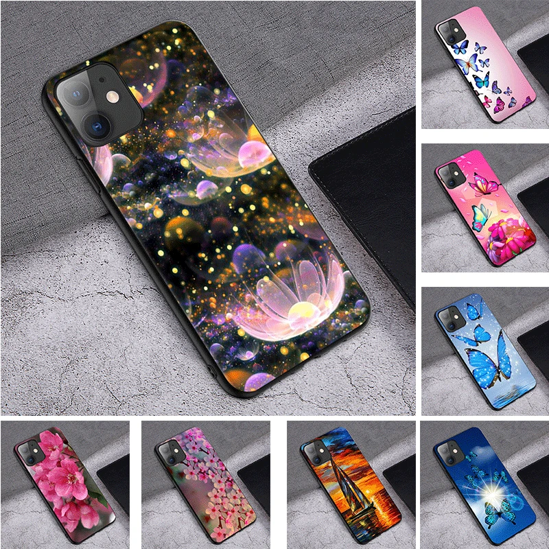 

Case for Oppo A52 A92 A72 A32 A53 A33 A94 F9 F19 F11 Pro A59 A77 F3 A83 F5 A73 F7 F11 A9 C2 5i 6i C3 C11 butterfly Pattern