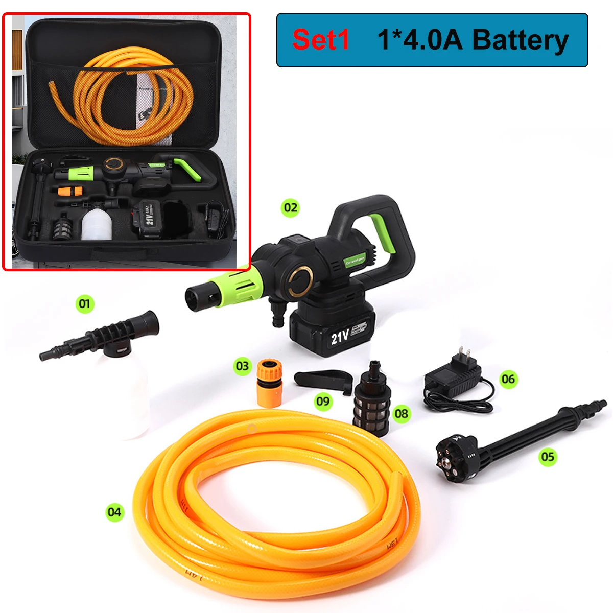 

LUDYVI BW008 Аккумуляторный водяной пистолет 120 Бар