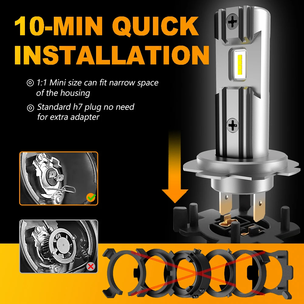 2 шт. автомобильные фары H7 H18 30 Вт 12 В