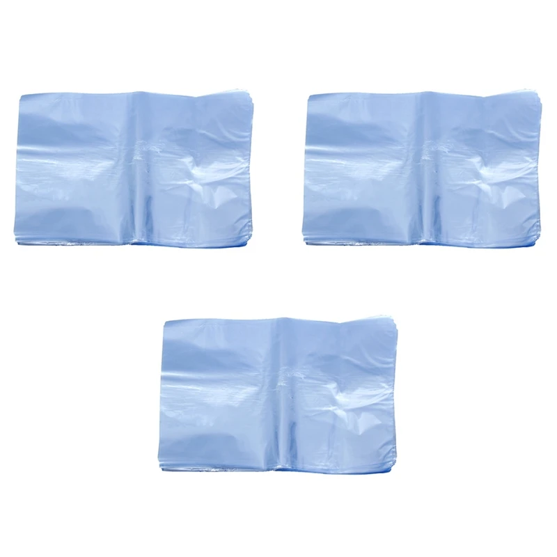 

300Pcs PVC Heat Shrink Wrap Bags Flat Seal Gift Packing 8 Inch X 12 Inch