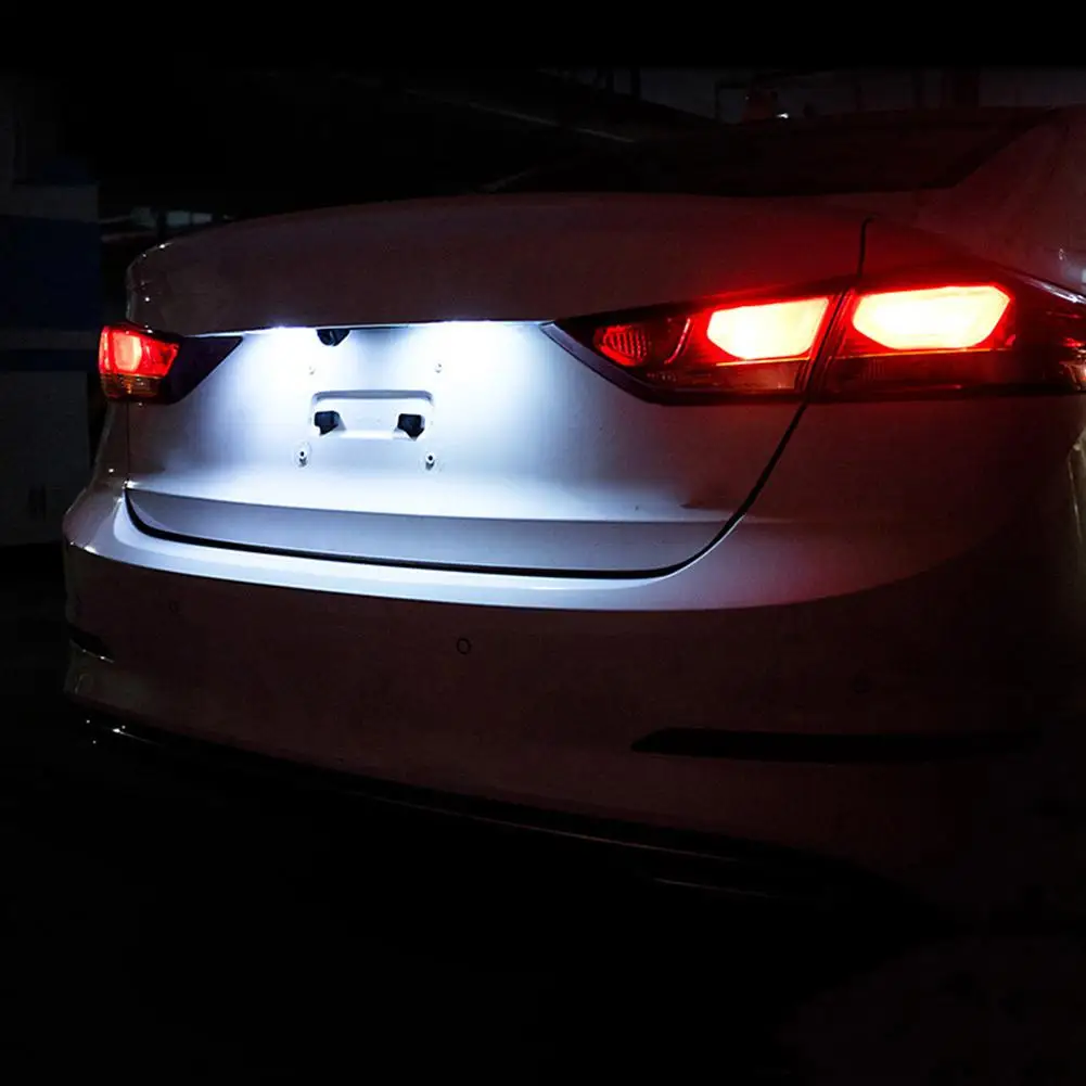 2PCS LED Car Motorcycle License Number Plate Lights Lamp Auto Tail Front Screw Bolt Bulbs Lamps Light Source 3 led 5630 SMD - купить по