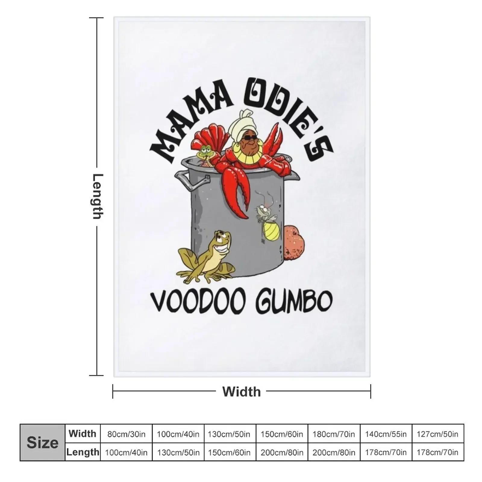 Мягкое одеяло Momma Odie Gumbo
