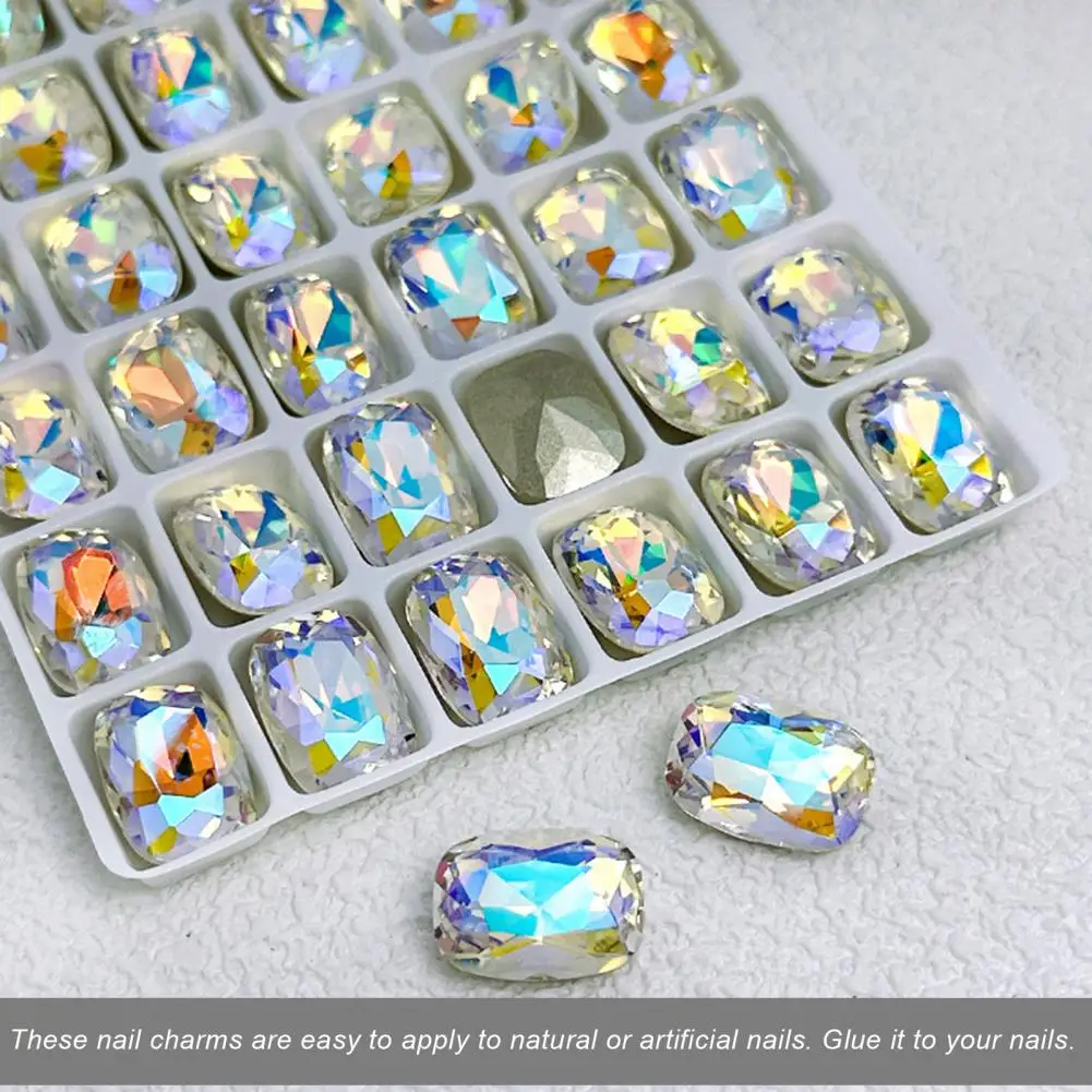 Подвески для ногтей блестящие 3d из искусственного кристалла декора товары