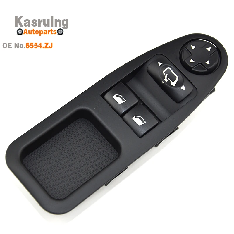 

High Quality Electric Power Window Control Switch 6554.ZJ 6554ZJ For Citroen Peugeot Fiat 2007 - 2016