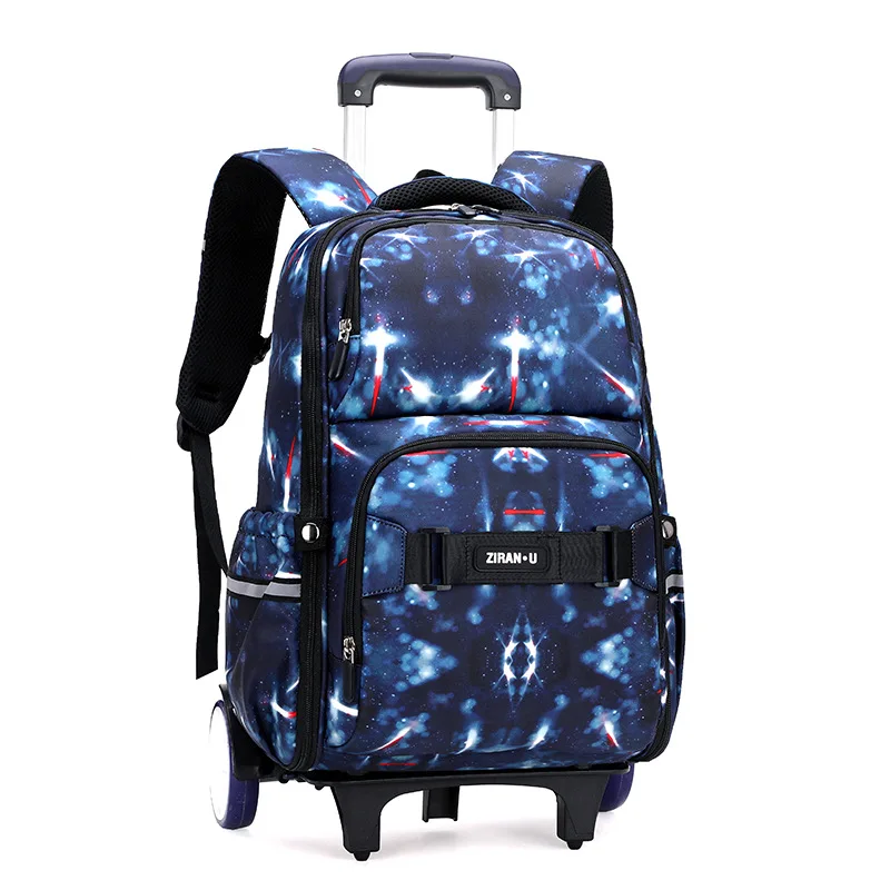 Removable Trolley School Backpack large Children School Bags with Wheel girls Boys Kids Travel Schoolbag Mochilas Escolar