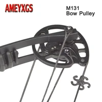 1set m131m125 arcehry compound bow pulley bows and arrows hunting shooting accessories compound bow spare pulleys