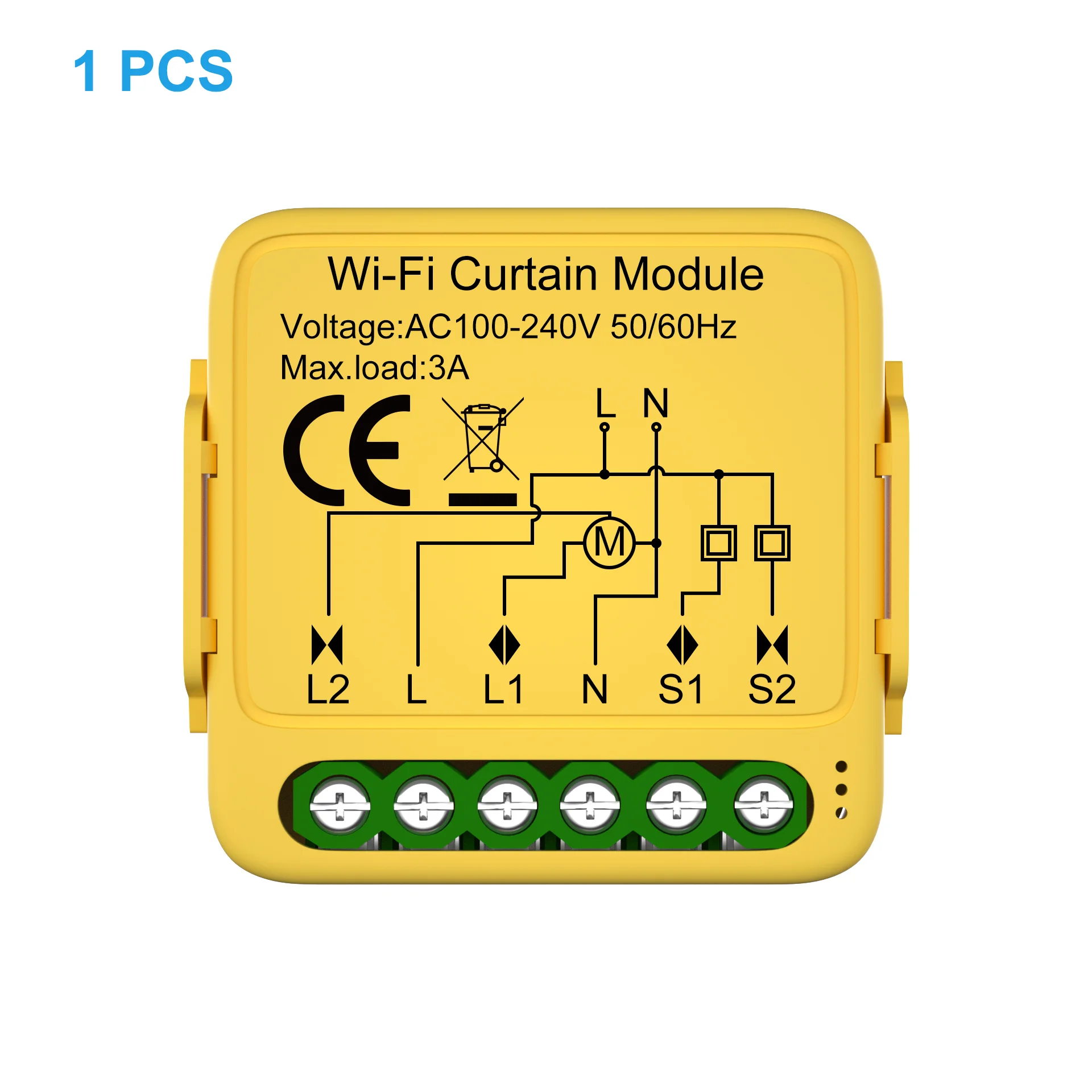 Умный выключатель для штор Tuya WiFi RF433, контроллер для подключения роликовых жалюзи, управление через приложение Smart Life для Alexa Google Home