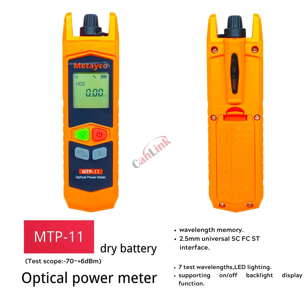 Original KFI-40 Optical Fiber Identifier + VFL + LED Light, OFI Live Fiber Identifier Detector, Optical Power Meter