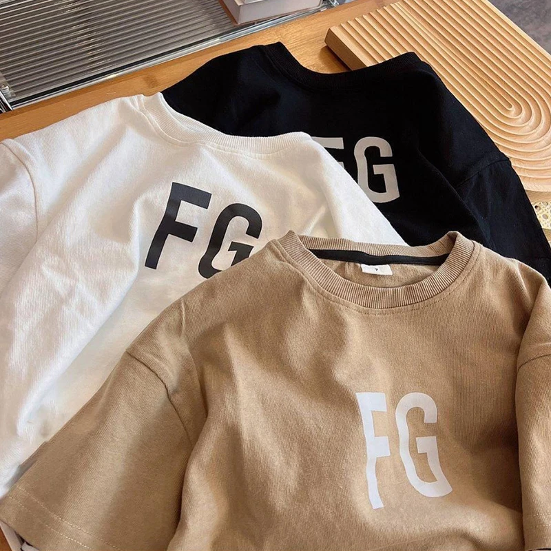 Хлопковая футболка унисекс футбольный трикотаж в повседневном стиле для детей с