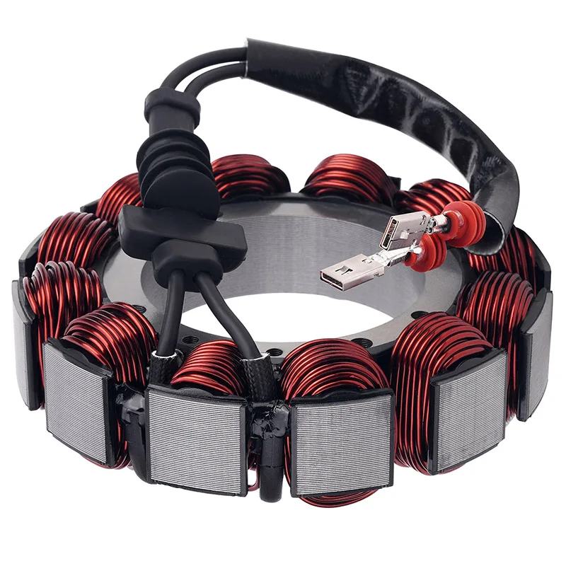 Катушка статора генератора мотоцикла для Harley Touring Road King Electra Glide FLHRSEI2 FLHPEI FLHPI FLHR FLHRCI