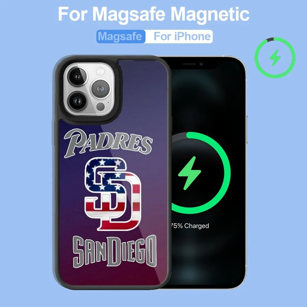 Чехол для iPhone 14 13 12 11 15 Pro Max Plus Mini Magsafe с беспроводной зарядкой
