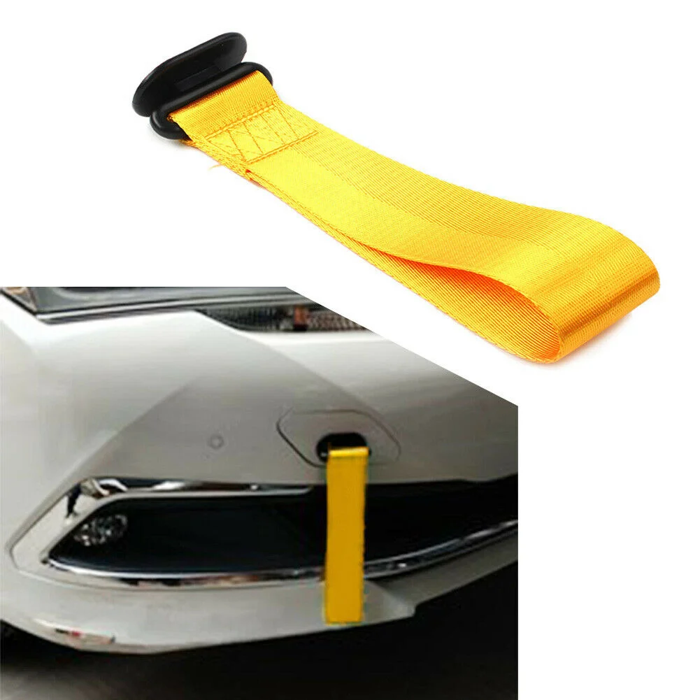 

Rally Hook Tow Strap Rear/Front Bumper Tow Towing 245x50mm Car Modification Nylon Racing Drift Rope Rally Hook