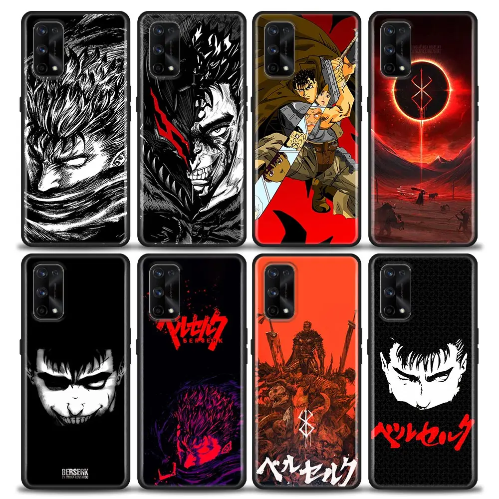 

Funda Case For OPPO Realme X50 X7 XT X 10 9 9I 8 8I 7 7I 6 5 Pro Plus 5G Phone Case Capa Para Japanese Anime Guts Berserk Manga