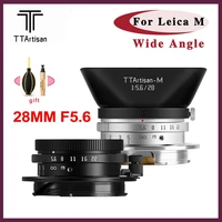 new ttartisan 28mm f5 6 full fame lens wide angle camera lens for leica m240 m6 m7 m8 m9 m9p m10 m262 for leica m mount camera