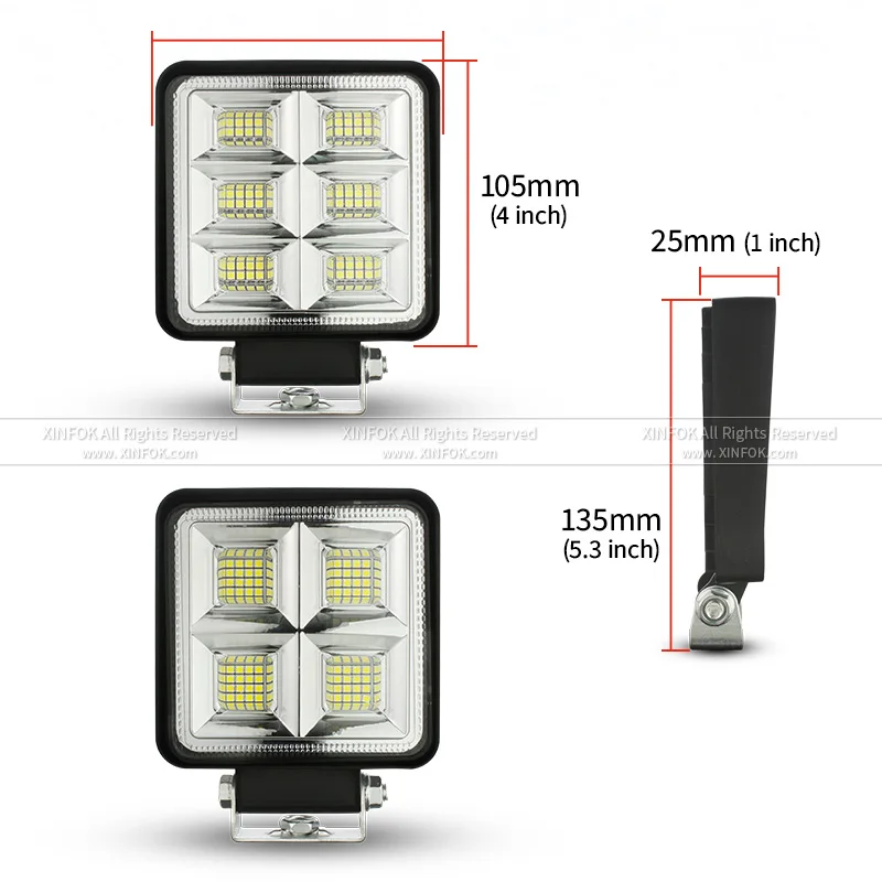 Рабочая фасветильник дальнего света для грузовика параметры освещения 12 в 24 В