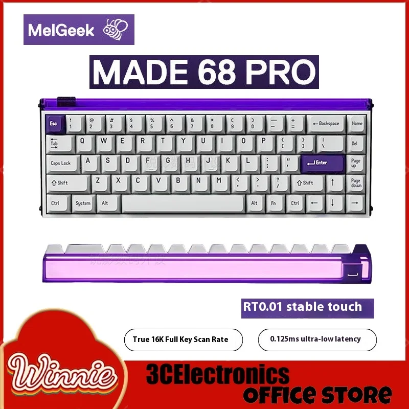 Melgeek Bee Made68 Магнитный переключатель Механическая клавиатура Индивидуальная