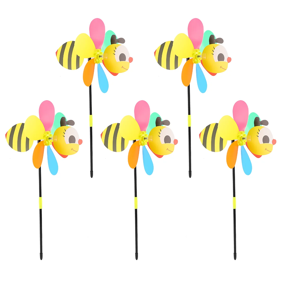 5 шт. трехмерная мультяшная ветряная мельница с животными красочный декор