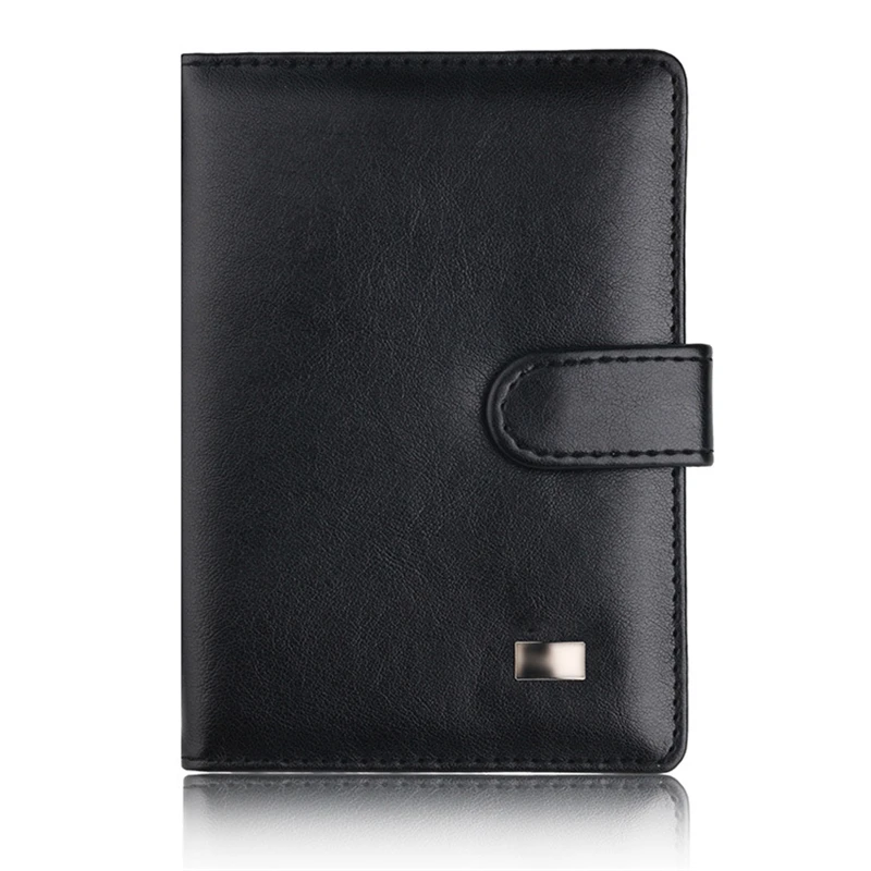 PU Leather Passport Covers Business Credit ID Cards Holder Case Wallets Bag Pouch Women Men Travel Air Tickets Portable Holders