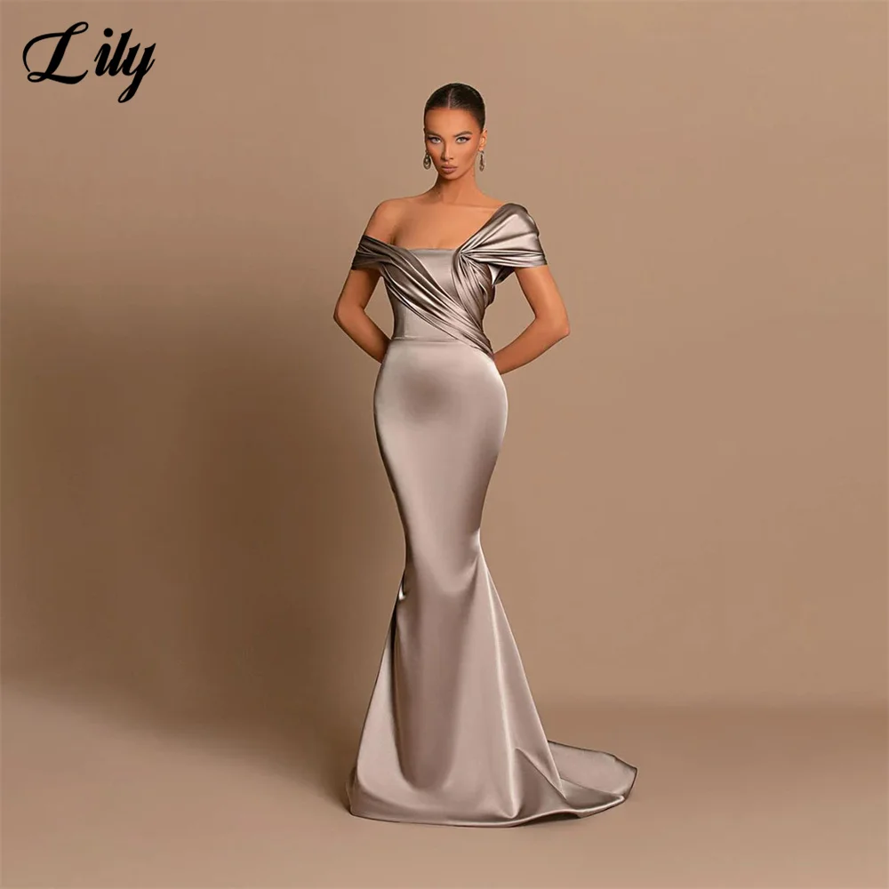 Вечерние платья с открытыми плечами Lily 2023 сексуальное Пятнистое платье русалки