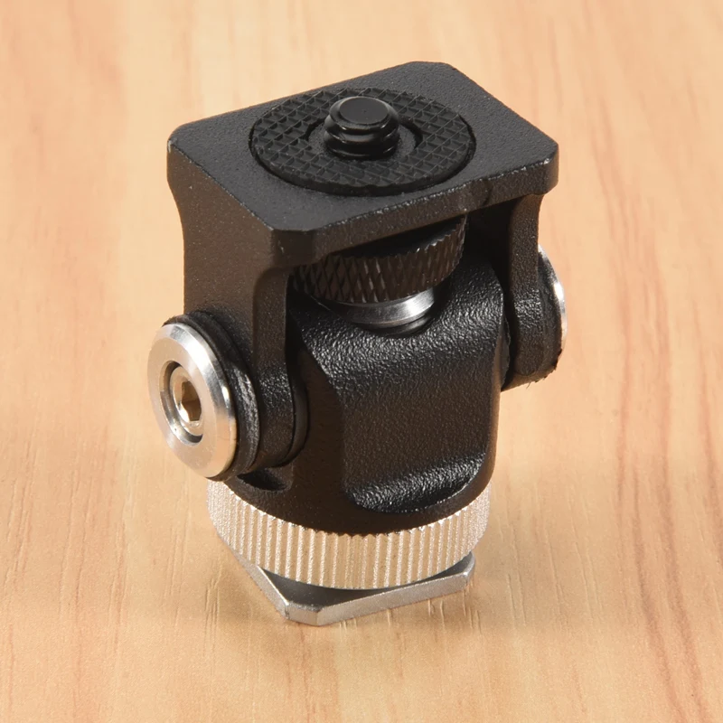 Мини-держатель для вспышки с креплением Горячий башмак монитора микрофона 1/4