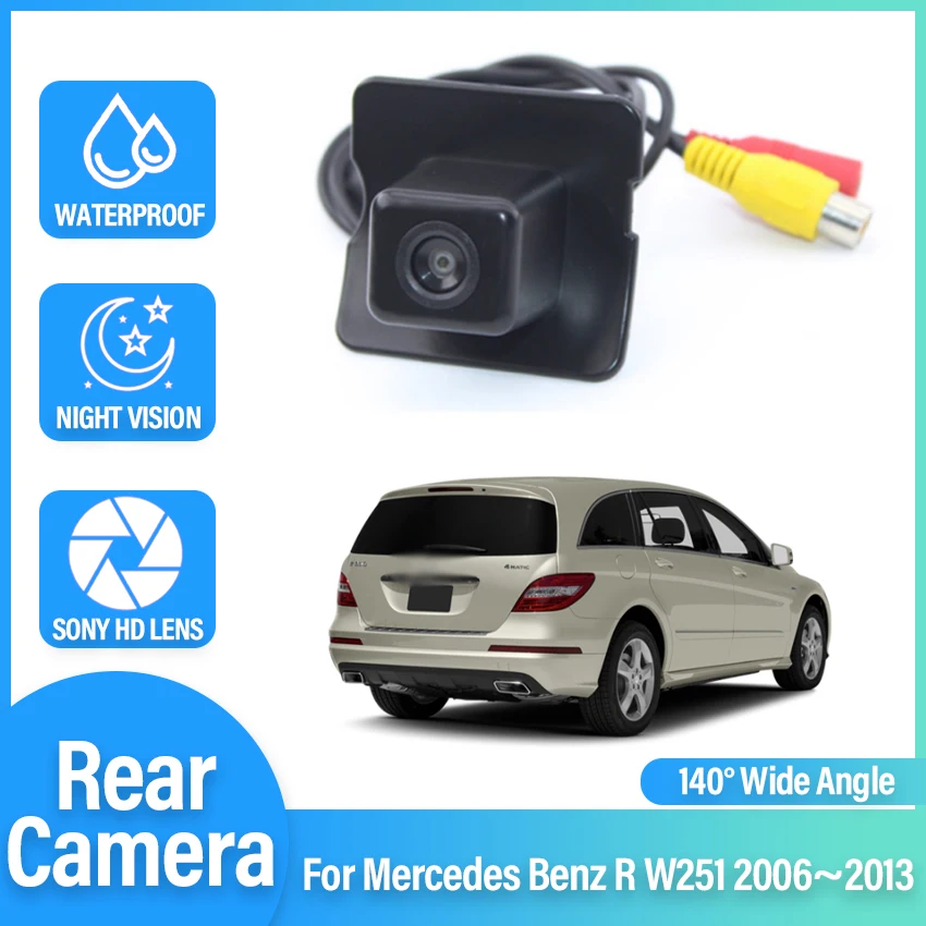 

HD CCD Водонепроницаемая широкоугольная Автомобильная камера заднего вида для Mercedes Benz R W251 R300 R350 R280 R500 R63 AMG 2006 ~ 2010 2011 2012 2013