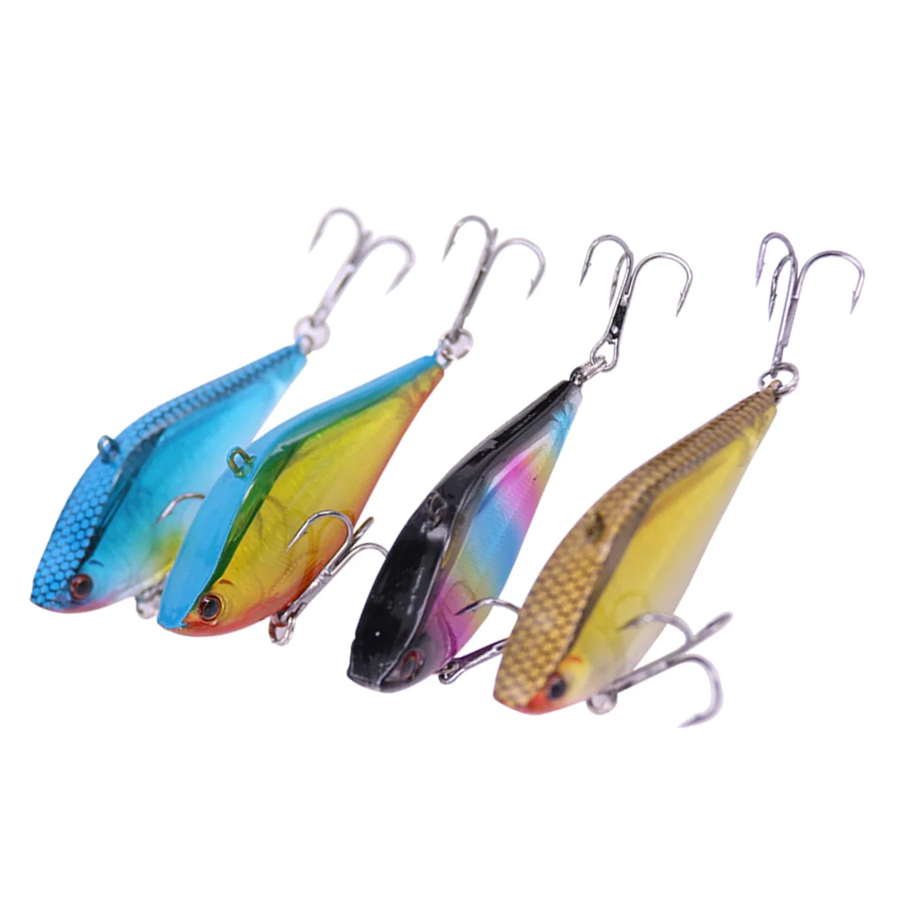 

5PCS Fishing Tackles Lures Baits Spoon Hooks Metal Sequin Compound Artificial Hard Fishing Set