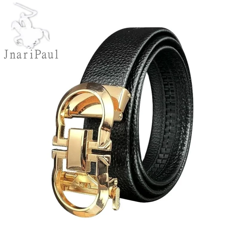 Мужская кожаная Автоматическая пряжка брючный пояс мужской молодой босс деловая