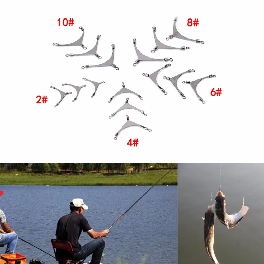 

10 шт., рыболовные Вертлюги Из Нержавеющей Стали